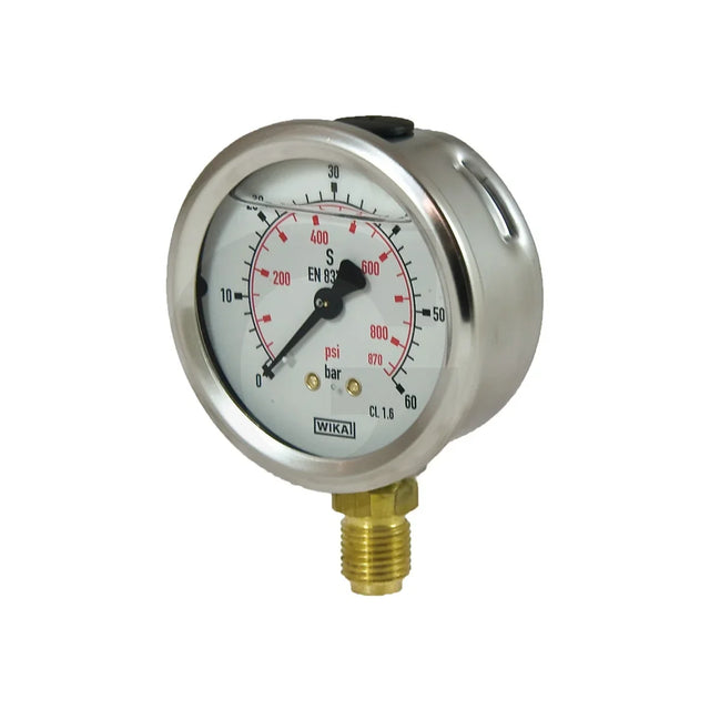 Manometru hidraulic 100 bar Ø63 G1/4 Analogic WIKA 85000405