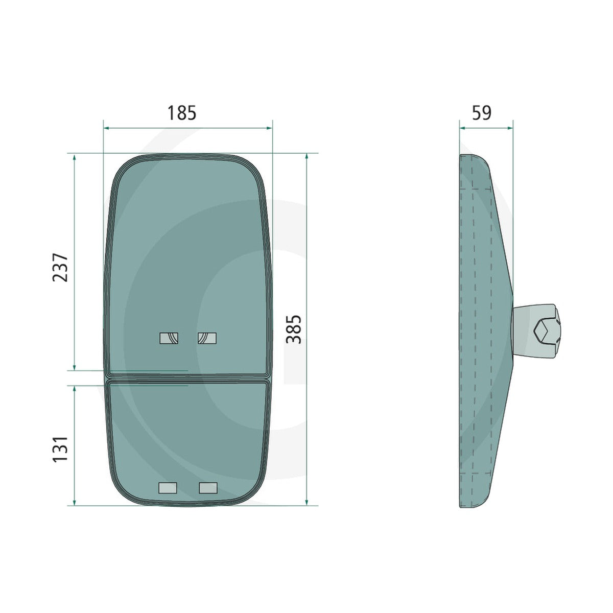 Schita dimensiuni Modul oglinda GRANIT 65499783