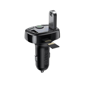 Modulator FM auto Baseus CCTM-01, slot microSD si suport