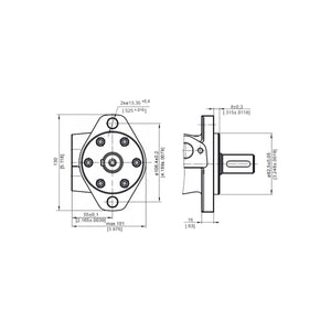 Motor hidraulic orbital M+S HYDRAULIC MP100CD – imagine 4