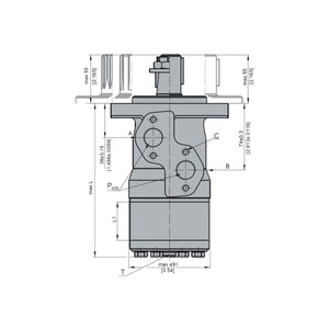 Motor hidraulic orbital M+S HYDRAULIC MP100CD – imagine 5