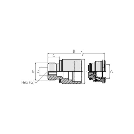 Mufa hidraulica CEJN 148301262 – imagine 2