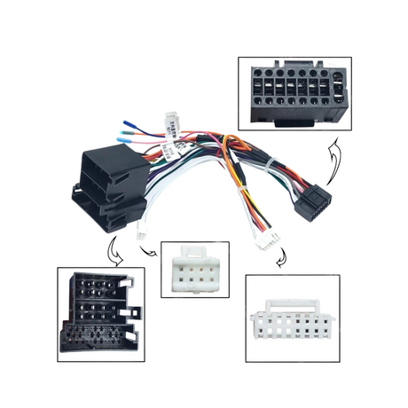 Mufa alimentare navigatie adaptoare Audi Skoda Seat Nissan Fiat VW