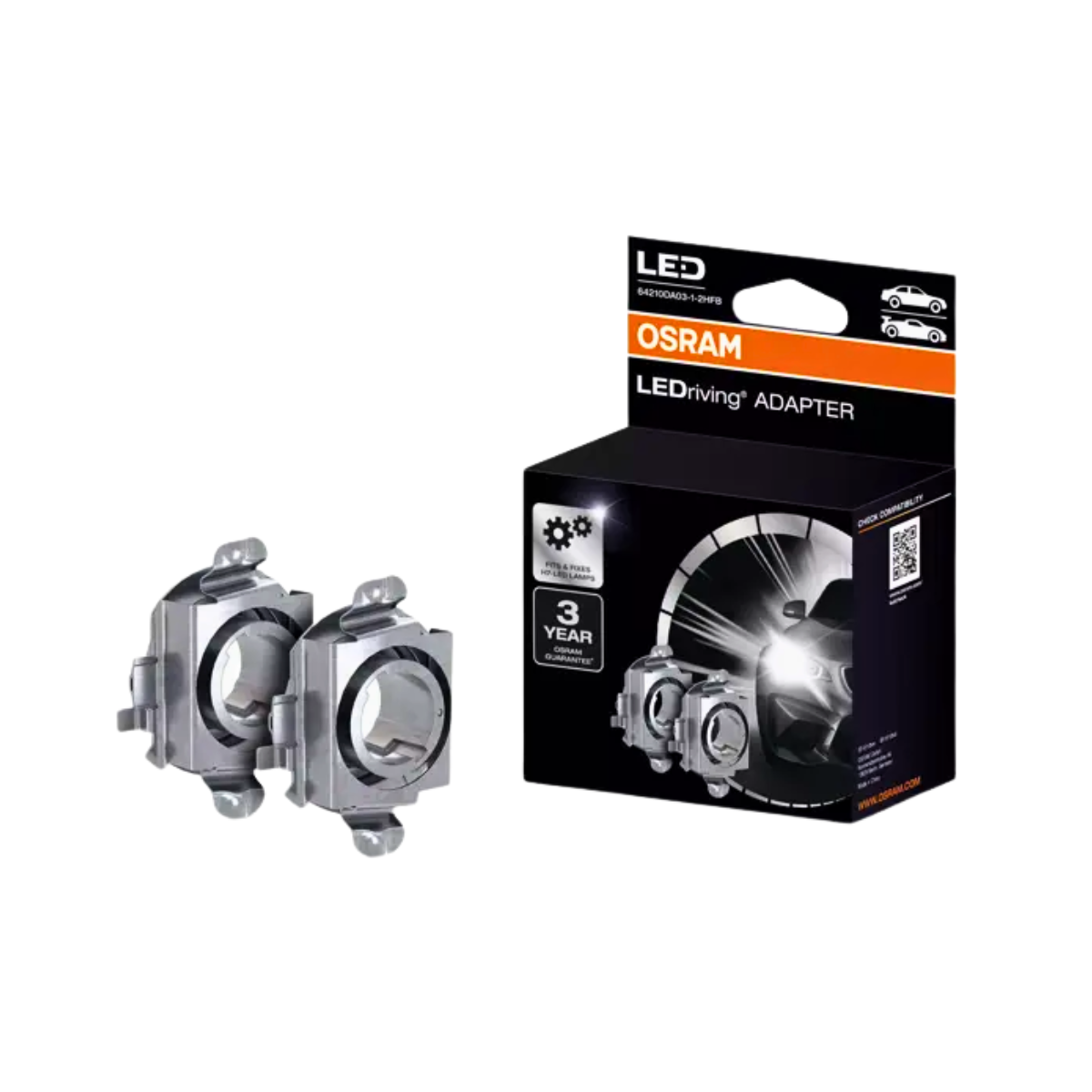 Set 2 adaptori becuri H7 Led Osram Mercedes Opel VW