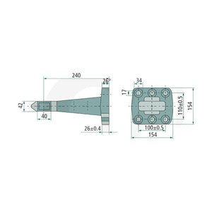 Schita dimensiuni Ochet tractare GRANIT 22010376