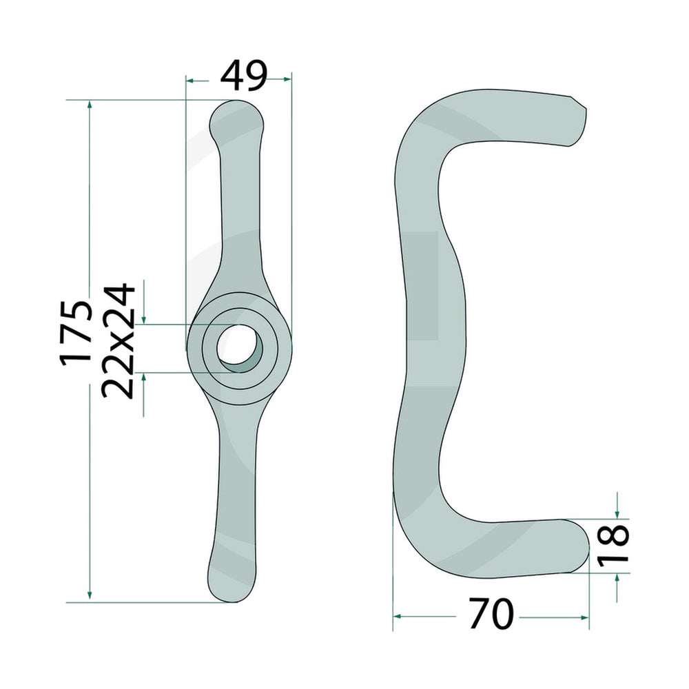 Schita dimensiuni Piesa racordare GRANIT 18028 52596600