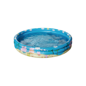 Piscina gonflabila cu 3 inele Peppa Pig, 122 cm Happy People 60099037