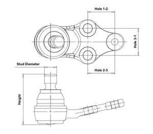 Pivot suspensie stg. CTR CB0210L – imagine 5