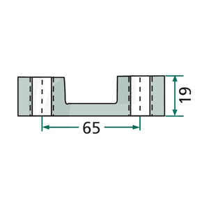 Schita dimensiuni Placa filetata HD M16 x 1, 5 mm GRANIT 18051-16BM-3