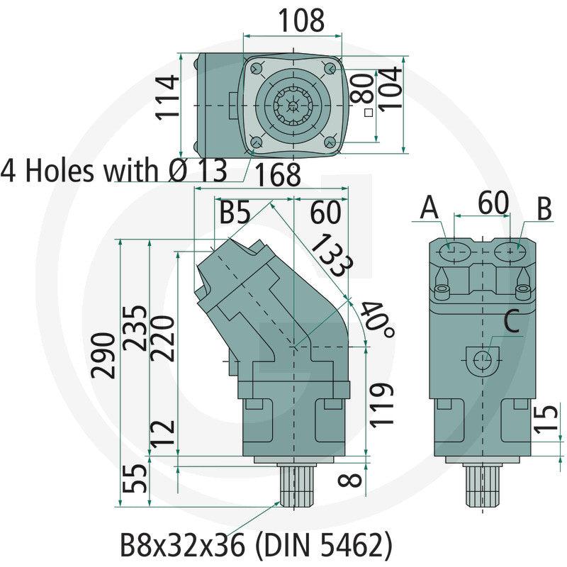 Pompa cu piston 60 - 7 - DIN