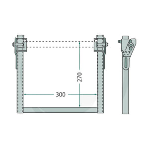 Schita dimensiuni Prag aditional GRANIT 220ZAK01