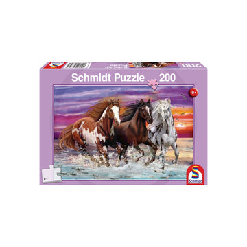 Puzzle Trio de cai salbatici Schmidt Spiele 56356
