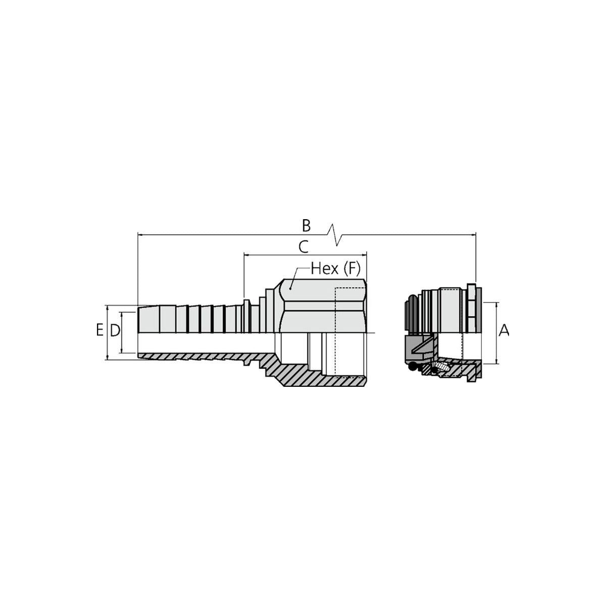 Racord hidraulic CEJN 148170606 – imagine 2