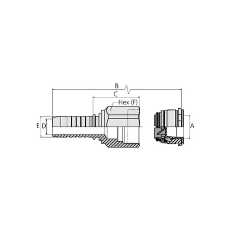 Racord hidraulic CEJN 148170606 – imagine 2