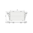 Radiator intercooler Valeo 881584