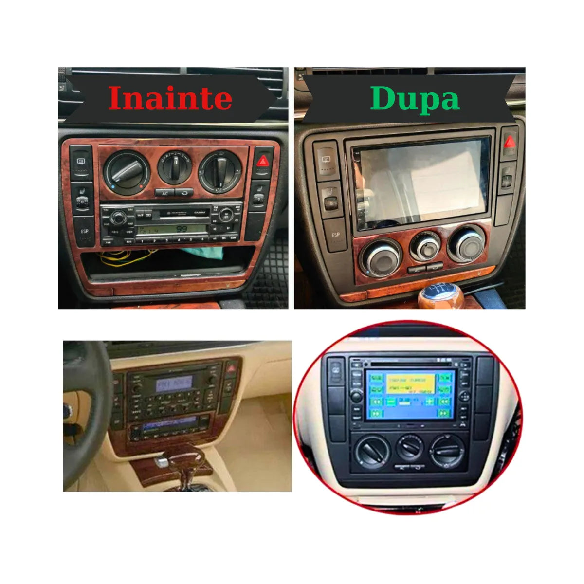 Rama adaptoare navigatie 2din Passat B5 B5.5 1995-2005