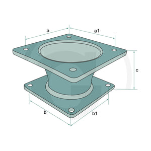 Schita dimensiuni Reductor 4" x 6" GRANIT 40504051901