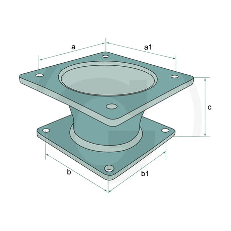 Schita dimensiuni Reductor 4" x 6" GRANIT 40504051901