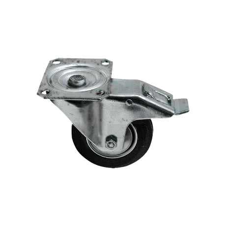 Role cauciuc solid cu mecanism dublu de blocare GRANIT 350448/125FADDS-N