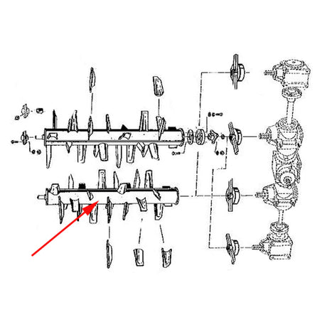 Schema montaj cilindru de presare pentru Fortschritt T088