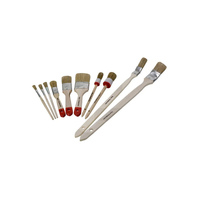 Set 10 pensule vopsea diverse forme si dimensiuni mako 300SET10S