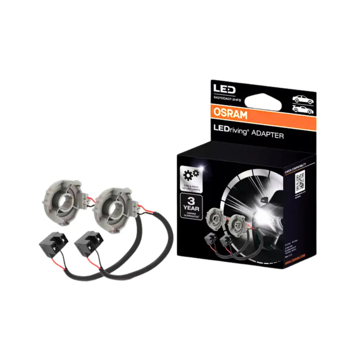 Set 2 adaptori becuri H7 Led Osram Mercedes VW