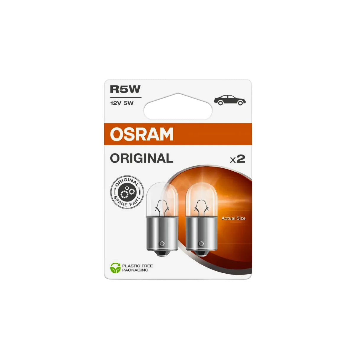 Set 2 becuri 12v r5w original blister osram 5007-2BL