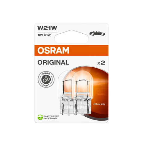 Set 2 Becuri 12V W21W Original 7505-2BL