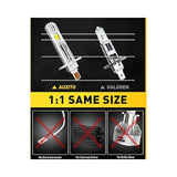 Set 2 becuri H1 LED auto 100W 20000LM 6000K alb rece Plug&Play