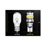 Set 2 becuri LED auto W16W CSP 6500k alb rece canbus T15 12V
