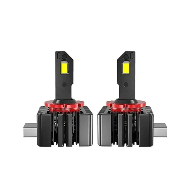 Set 2 becuri led D1S D1R 15000lm 6000k alb rece ventilator si canbus