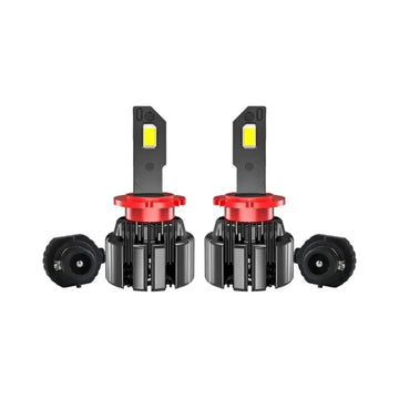 Set 2 becuri led D2S D2R 60000lm 6000k alb rece ventilator si canbus