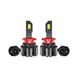 Set 2 becuri led D2S D2R 60000lm 6000k alb rece ventilator si canbus