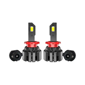 Set 2 becuri led D2S D2R 60000lm 6000k alb rece ventilator si canbus