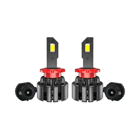 Set 2 becuri led D2S D2R 60000lm 6000k alb rece ventilator si canbus