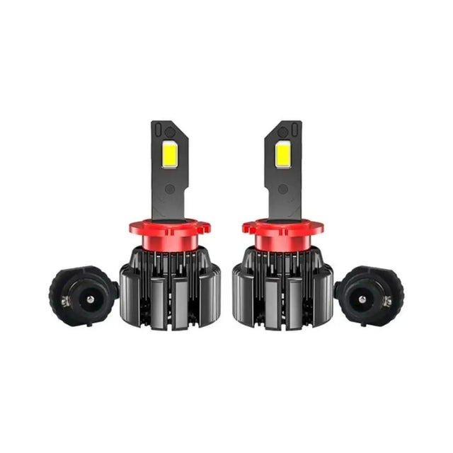 Set 2 becuri led D2S D2R 60000lm 6000k alb rece ventilator si canbus