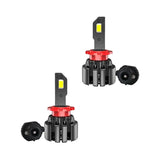 Set 2 becuri led D2S D2R 60000lm 6000k alb rece ventilator si canbus