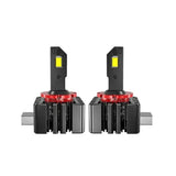 Set 2 becuri led D3S D3R 15000lm 6000k alb rece ventilator si canbus