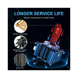 Set 2 becuri led D3S D3R 15000lm 6000k alb rece ventilator si canbus