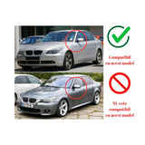 Set 2 capace oglinzi negru lucios tip Batman BMW seria 5 E60 E61 E63