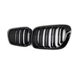 Set 2 grile capota negru lucios BMW seria 3 E46 2 portiere (1998-2001)