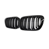 Set 2 grile capota negru lucios BMW seria 3 E46 2 portiere (1998-2001)