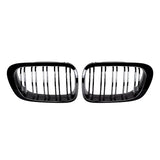 Set 2 grile capota negru lucios BMW seria 3 E46 2 portiere (1998-2001)