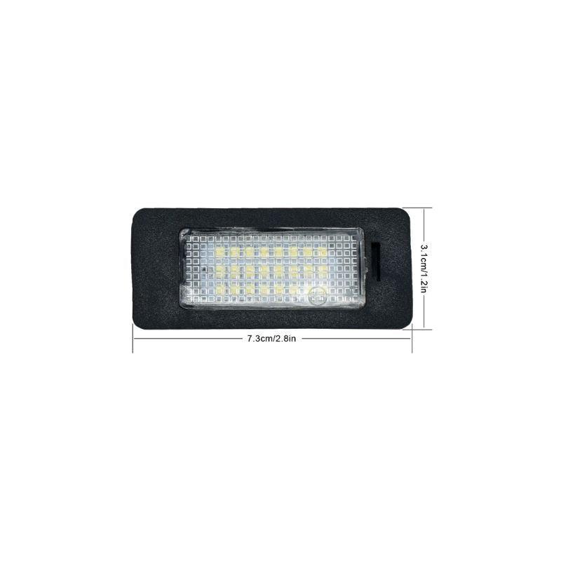 Set 2 lampi numar led canbus 6000k pentru Audi A1 A4 A5 A6 A7 Q5 Q7 TT