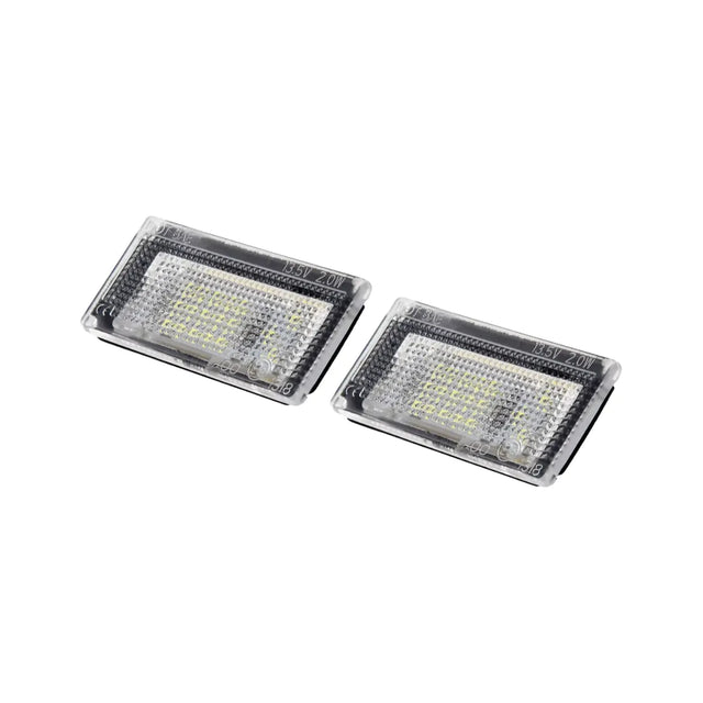 Set 2 lampi numar LED Canbus alb-rece Mini Cooper R50 R52 R53