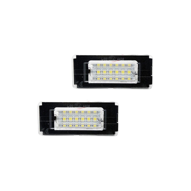 Set 2 lampi numar LED Canbus alb-rece Mini Cooper R56 R57 R58 R59