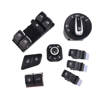 Set 8 butoane interior VW Passat b6 comutator lumini oglinda rezervor