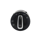 Set bloc lumini cromat cu functie auto proiectoare si ceata pentru VW