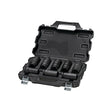 Set capete chei tubulare, 8 buc. 3/4 metric GRANIT BLACK EDITION 7301009