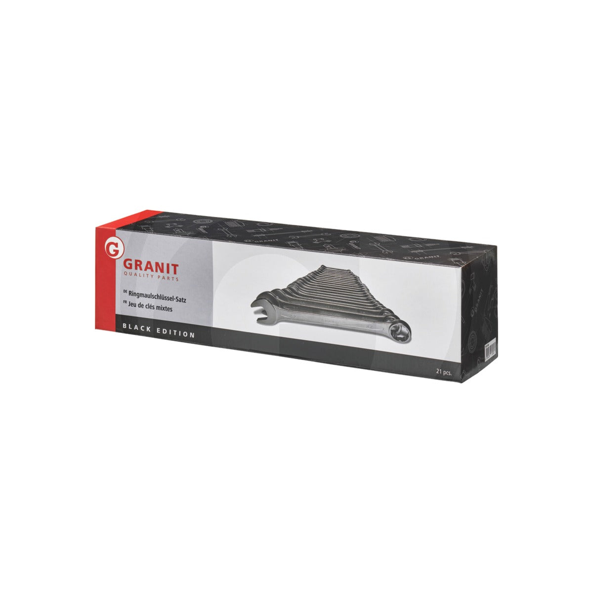 Set chei combinate unghiulare 6-32mm 21 piese GRANIT BLACK EDITION 7301350 – imagine 2